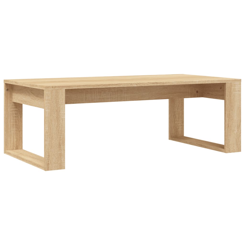 Salontafel 102x50x35 cm bewerkt hout