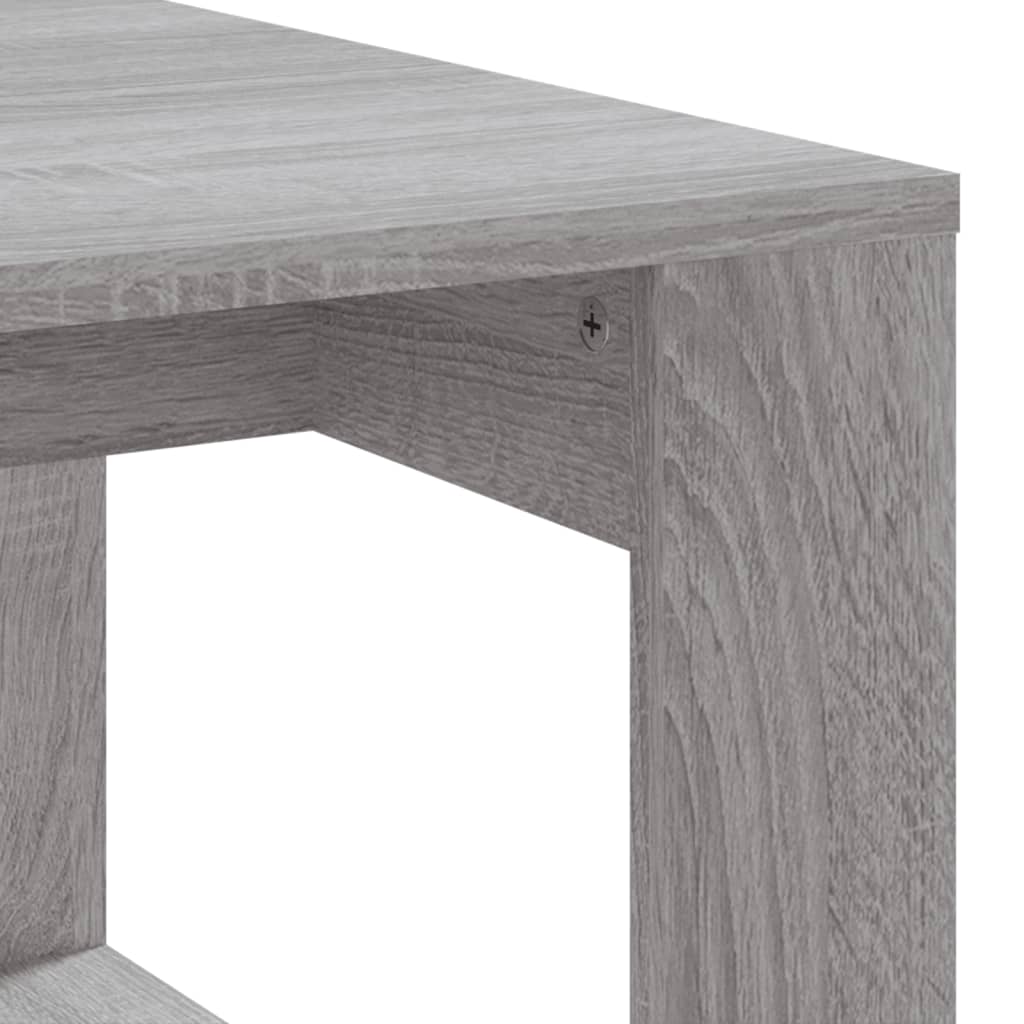 Table basse 102x50x35 cm en bois travaillé