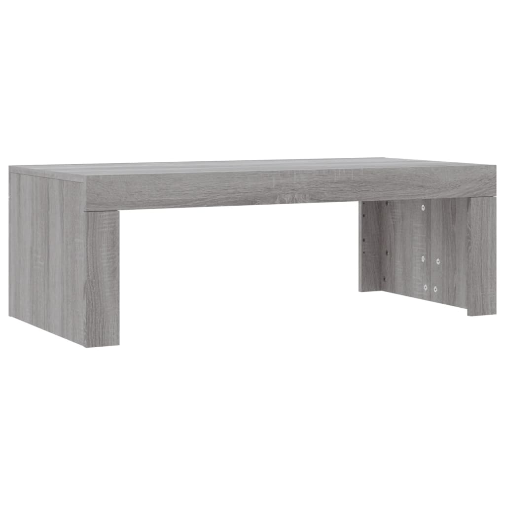 Table basse 102x50x36 cm en bois travaillé