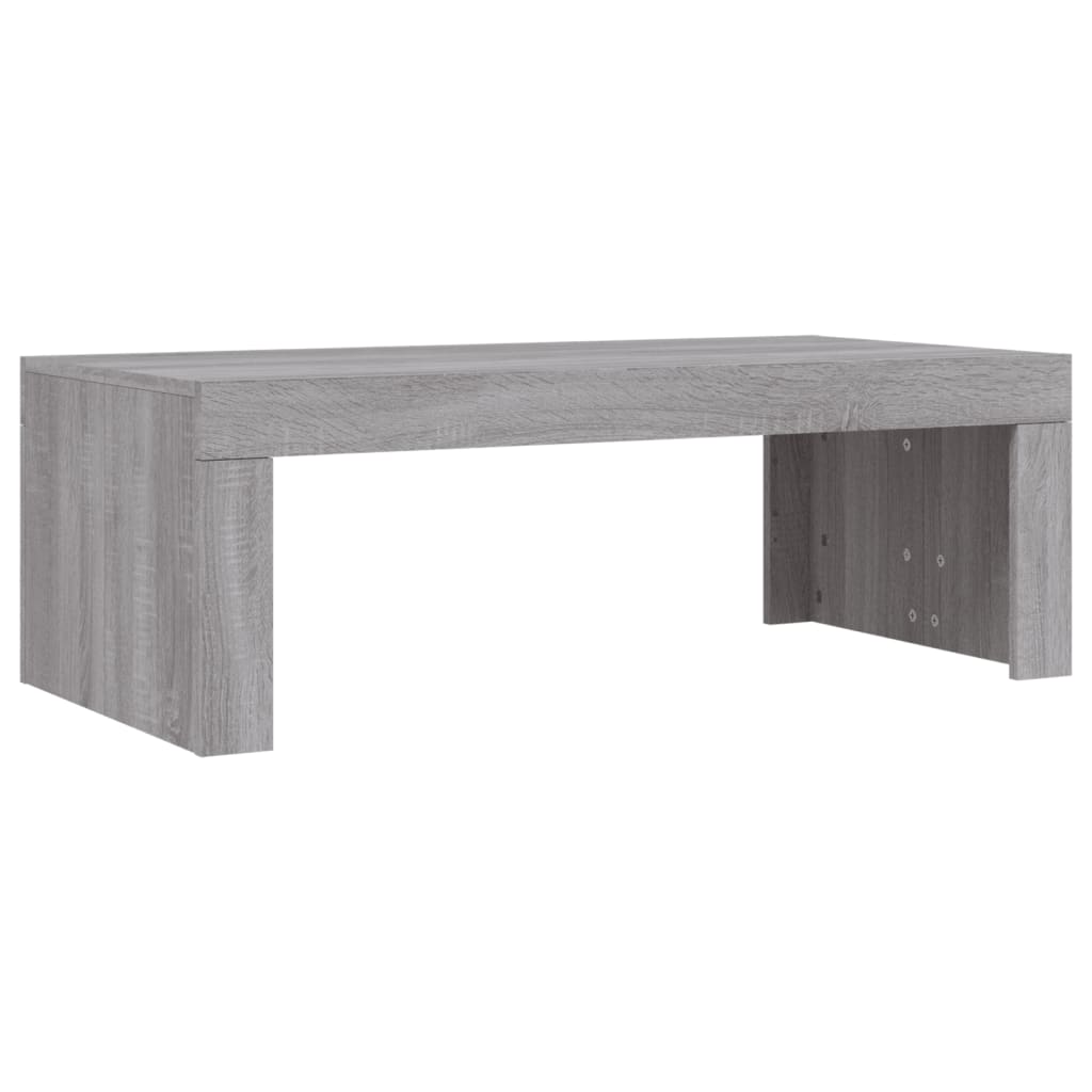 Table basse 102x50x36 cm en bois travaillé