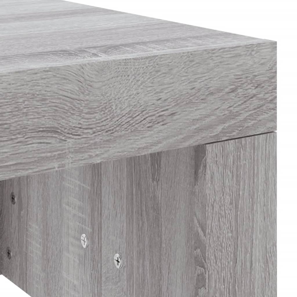 Table basse 102x50x36 cm en bois travaillé