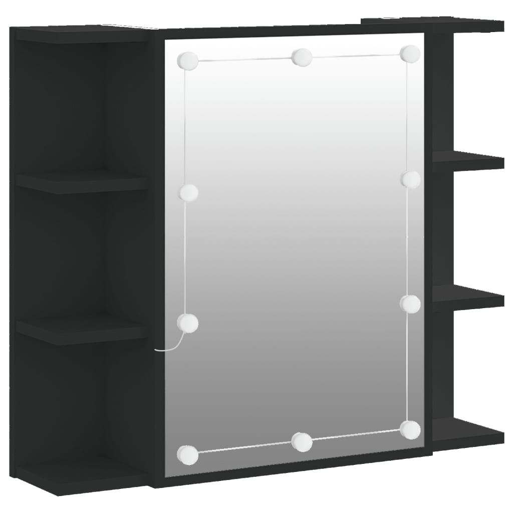 Spiegelkast met LED-verlichting 70x16,5x60 cm