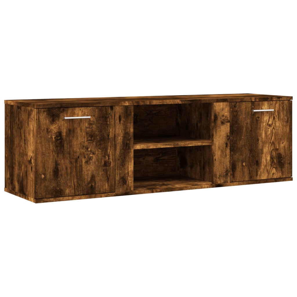 Tv-meubel 120x34x37 cm bewerkt hout artisanaal eikenkleur