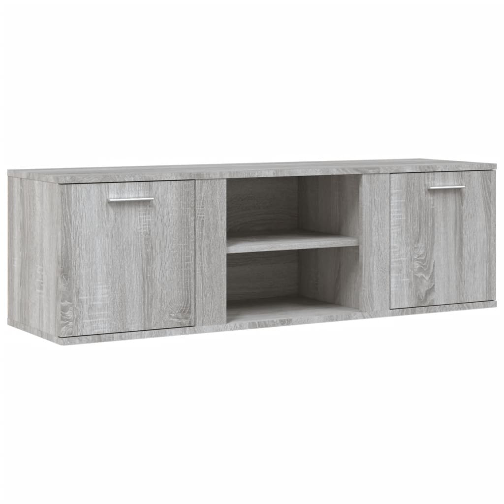 Meuble TV 120x34x37 cm en bois travaillé