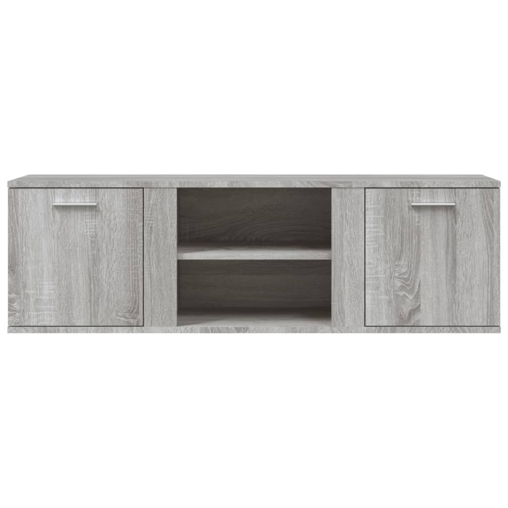 Meuble TV 120x34x37 cm en bois travaillé