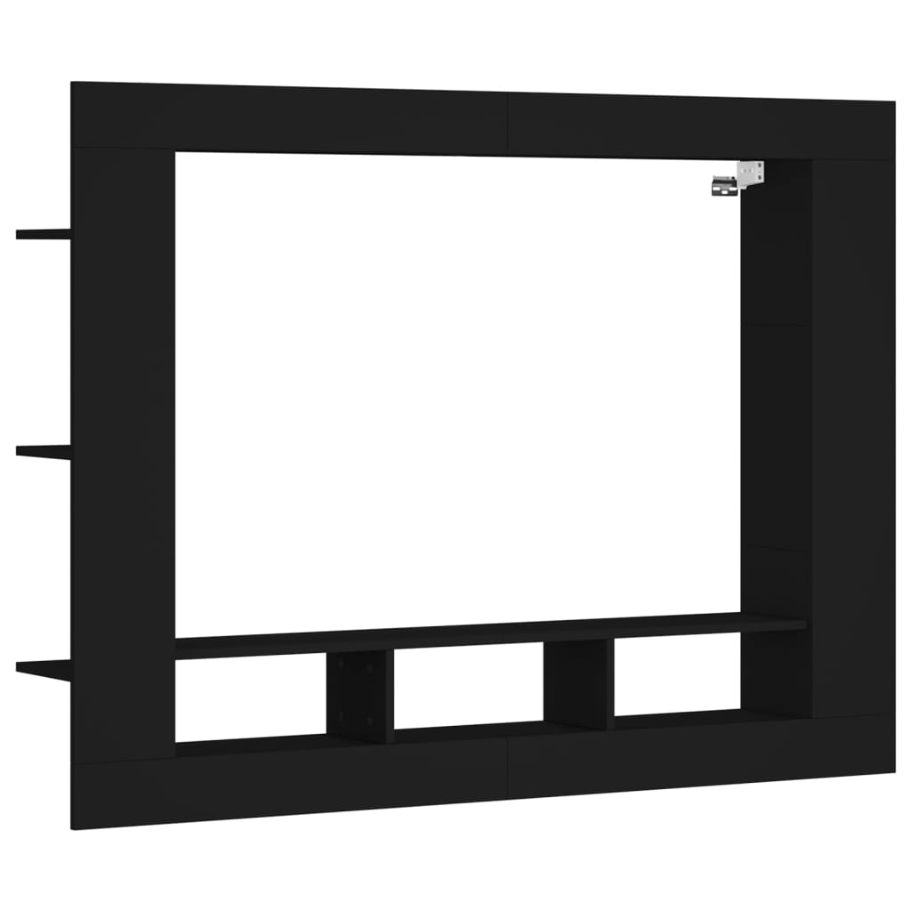 Meuble TV 152x22x113 cm en bois travaillé