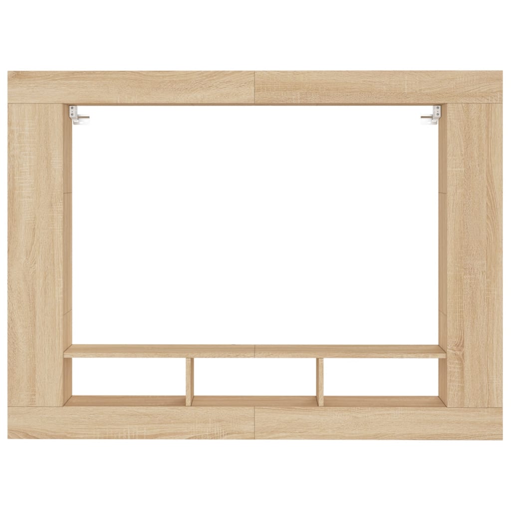 Meuble TV 152x22x113 cm en bois travaillé