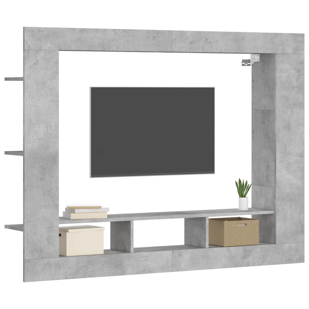 Meuble TV 152x22x113 cm en bois travaillé