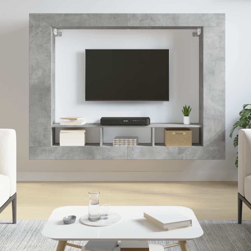 Tv-meubel 152x22x113 cm bewerkt hout