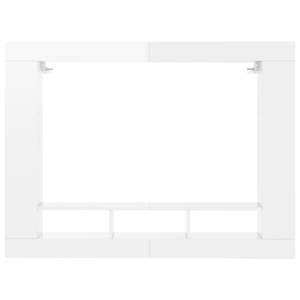 Meuble TV 152x22x113 cm en bois travaillé