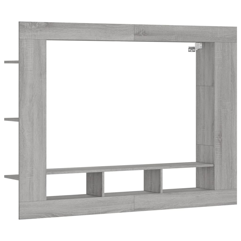 Meuble TV 152x22x113 cm en bois travaillé