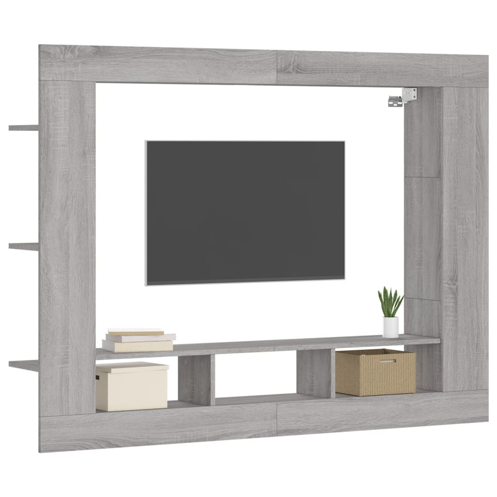 Meuble TV 152x22x113 cm en bois travaillé