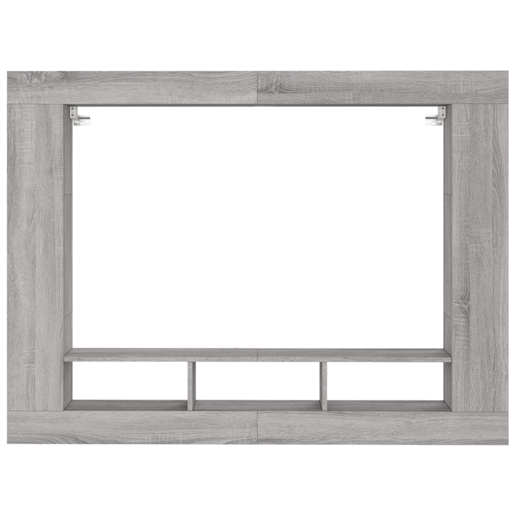 Tv-meubel 152x22x113 cm bewerkt hout