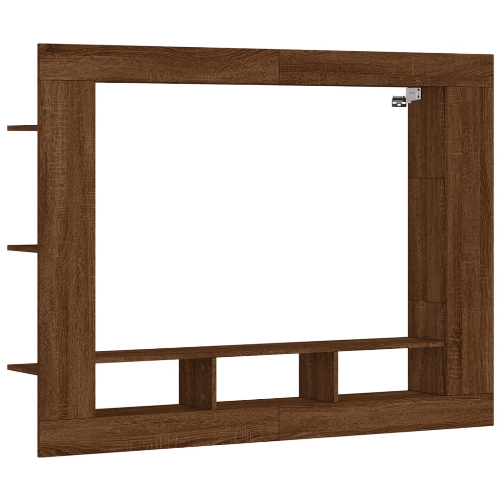 Meuble TV 152x22x113 cm en bois travaillé