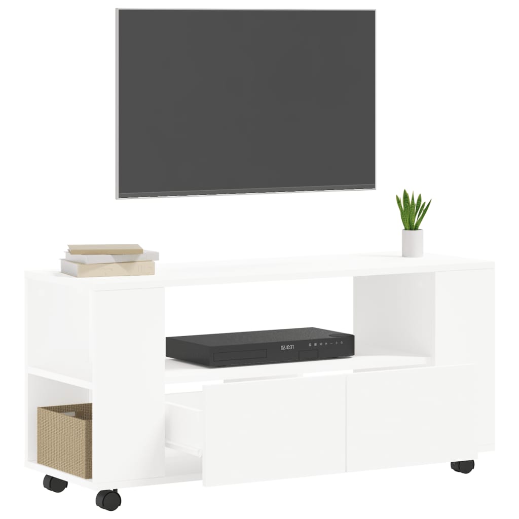 Tv-meubel 102x34,5x43 cm bewerkt hout