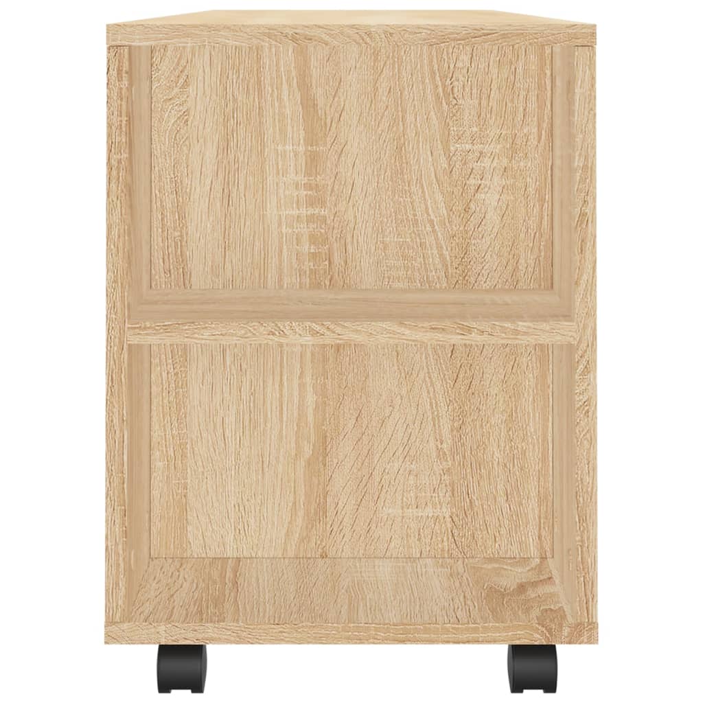 Tv-meubel 102x34,5x43 cm bewerkt hout