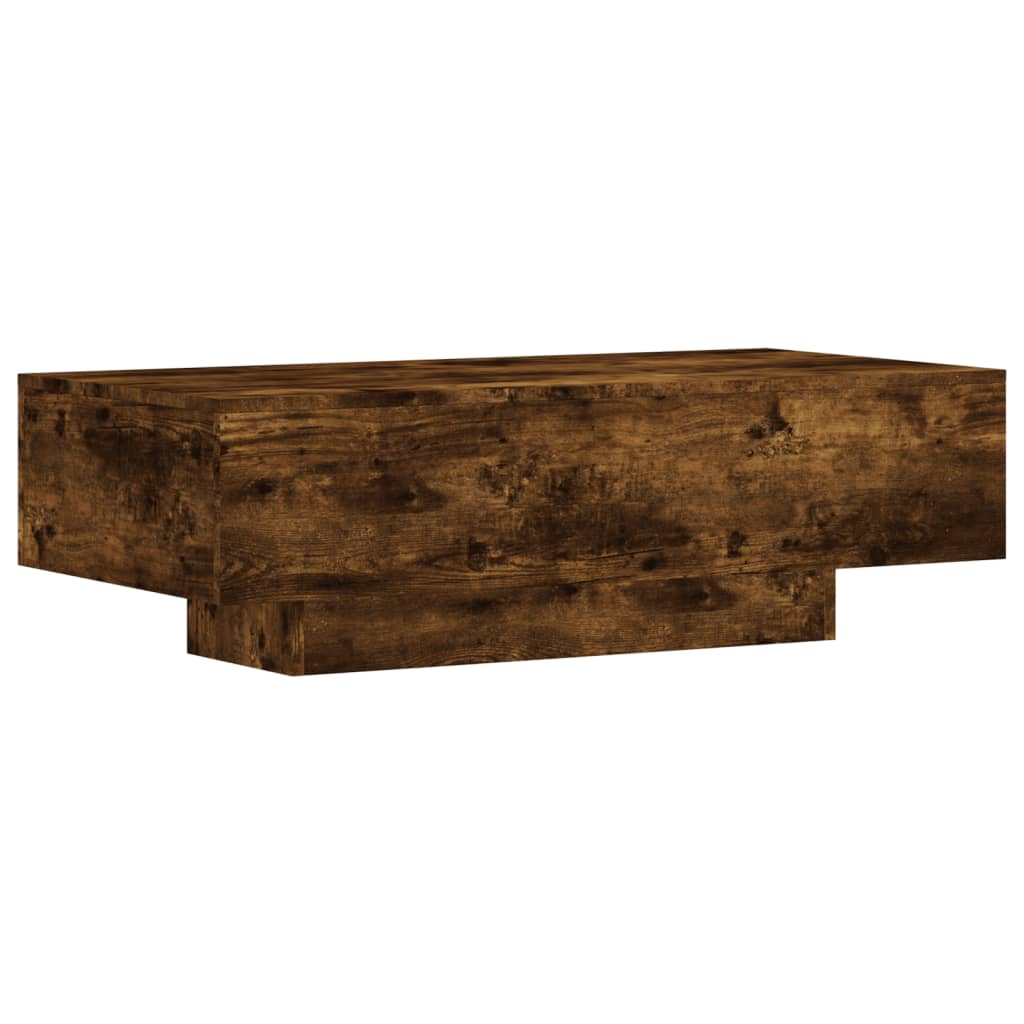 Table basse 100x49,5x31 cm en bois travaillé