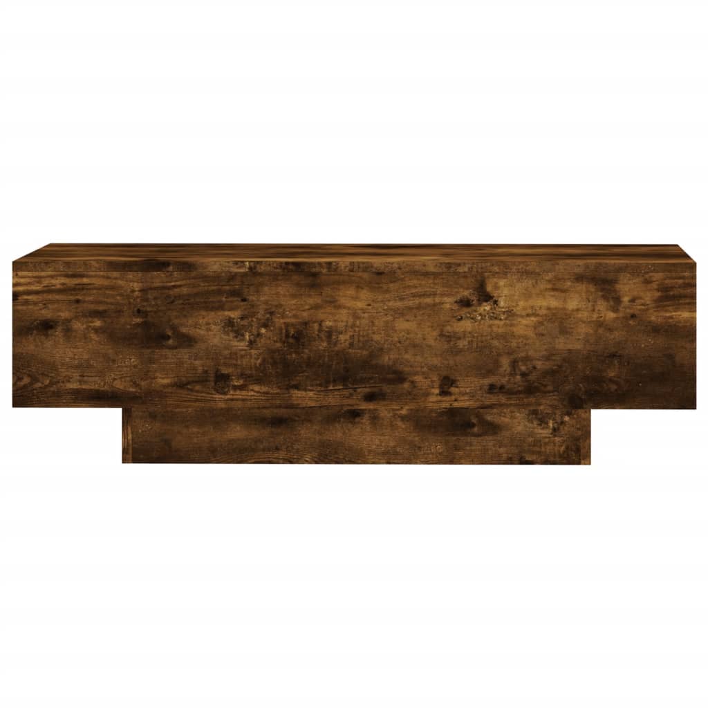 Table basse 100x49,5x31 cm en bois travaillé