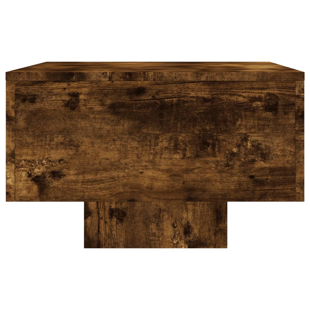 Table basse 100x49,5x31 cm en bois travaillé