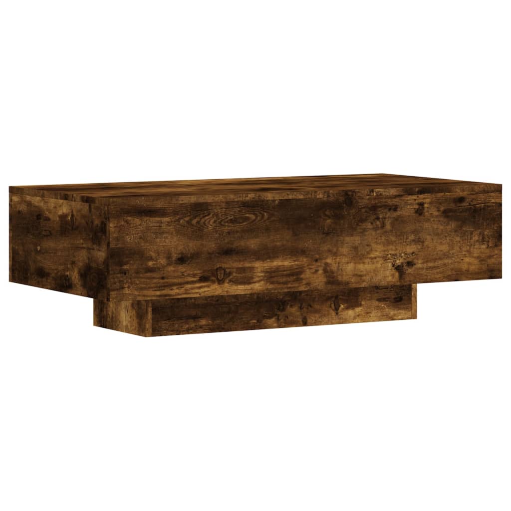 Table basse 100x49,5x31 cm en bois travaillé