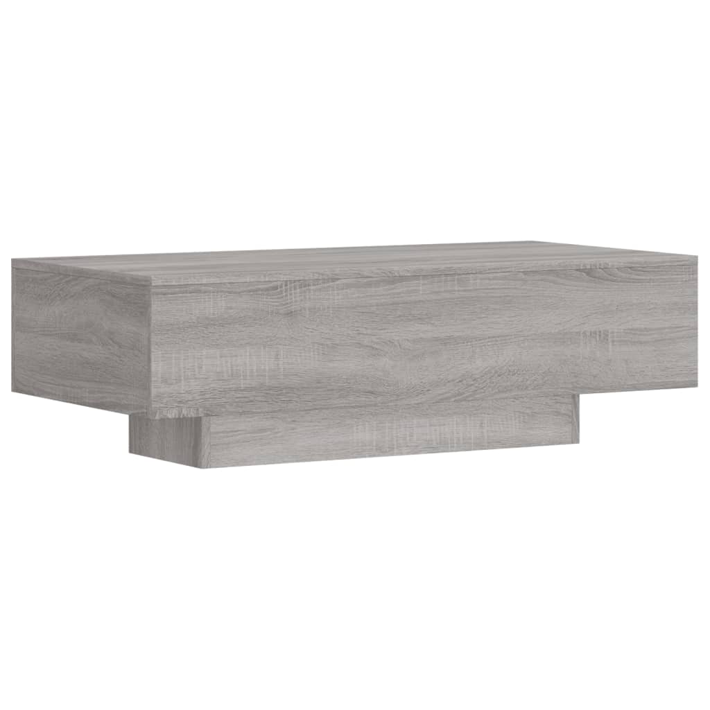 Table basse 100x49,5x31 cm en bois travaillé