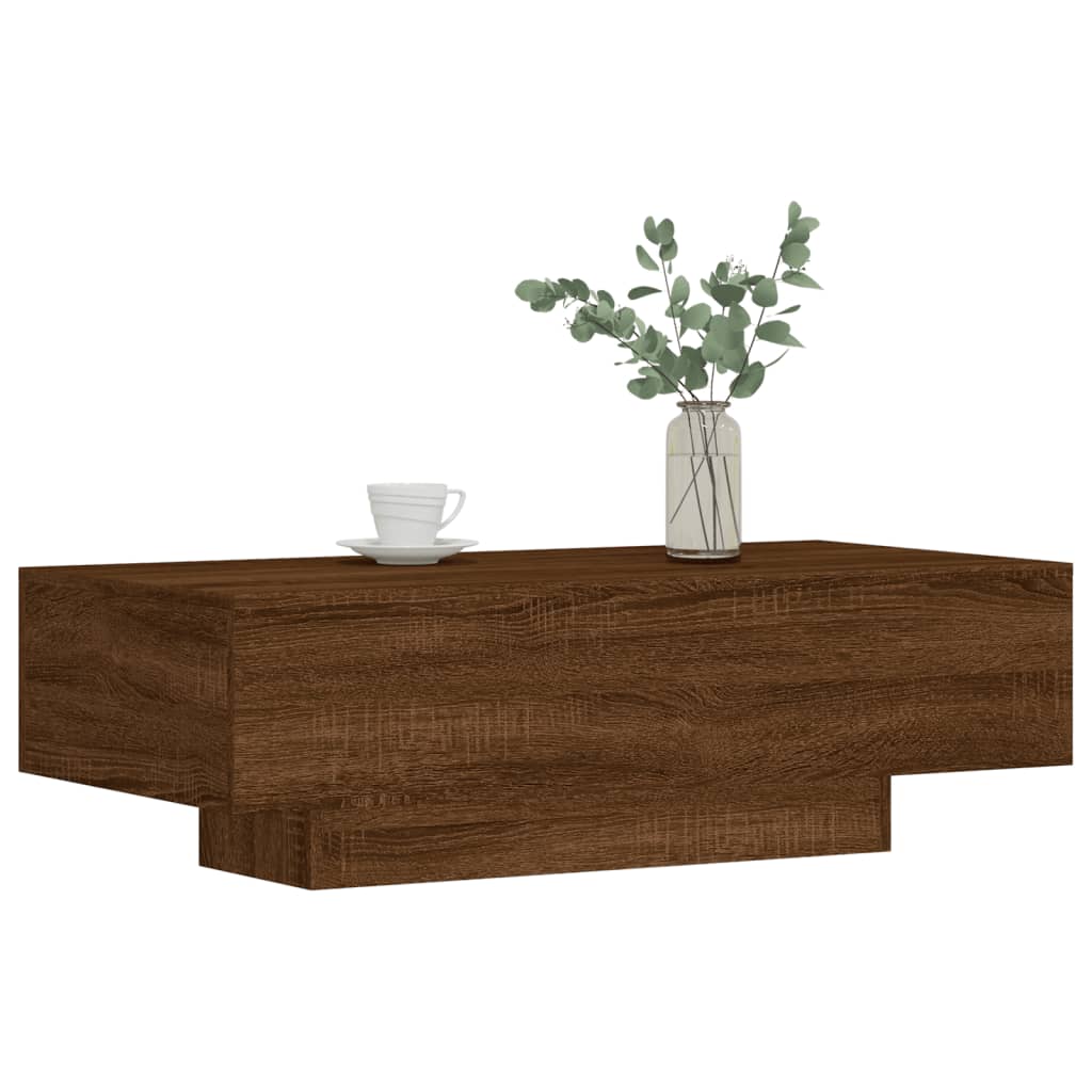 Salontafel 100x49,5x31 cm bewerkt hout