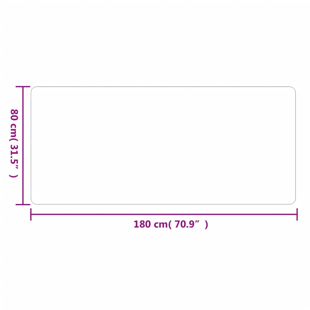 Tapijtloper 80x180 cm antracietkleurig