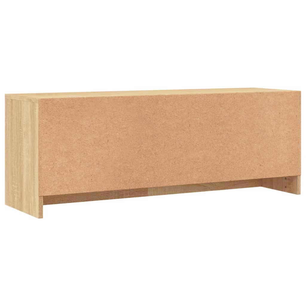 Tv-meubel 102x30x37,5 cm bewerkt hout