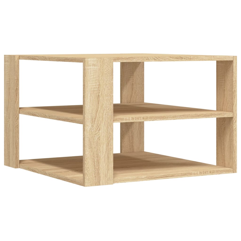 Salontafel 59,5x59,5x40 cm bewerkt hout