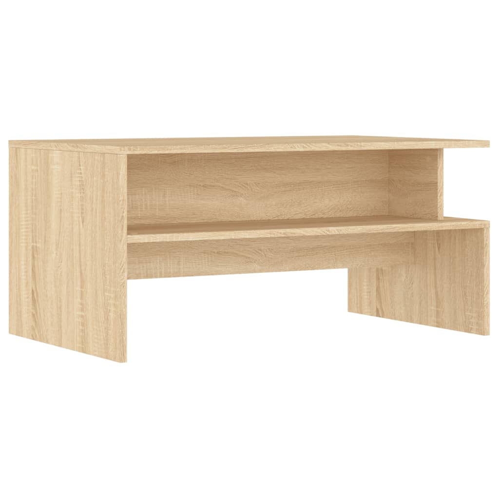 Salontafel 90x55x42,5 cm bewerkt hout