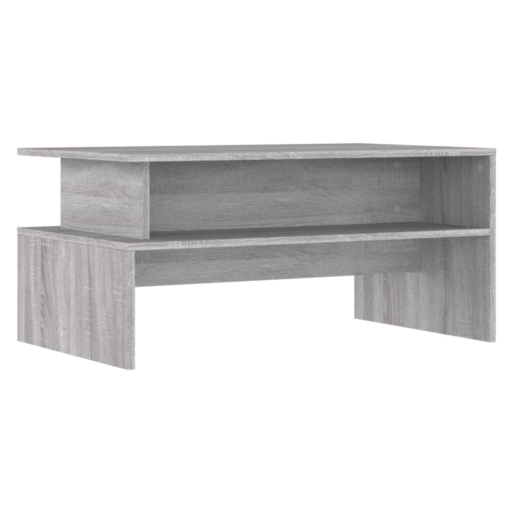 Salontafel 90x55x42,5 cm bewerkt hout