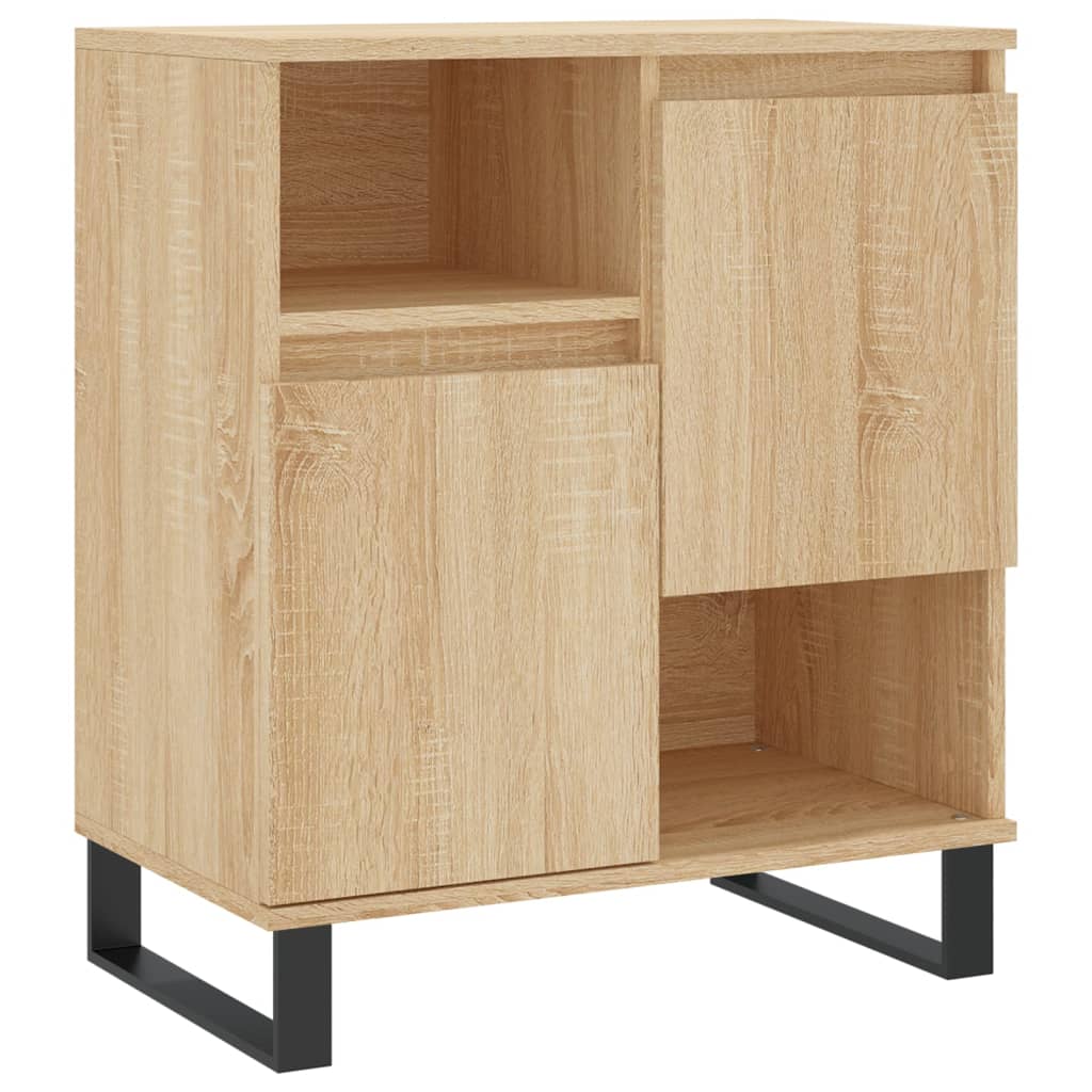 Buffets 2 pcs en bois travaillé.