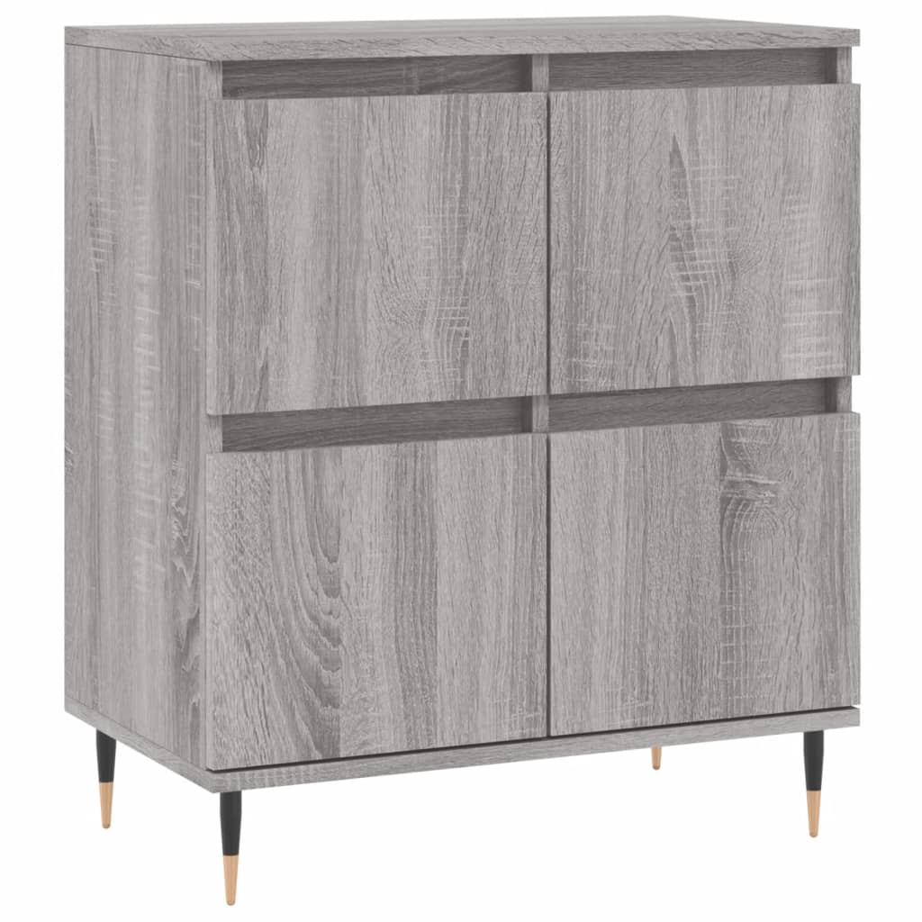 Buffets 3 pcs en bois ouvré couleur chêne