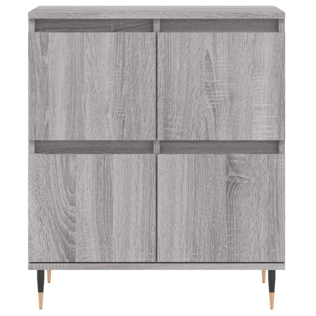 Buffets 3 pcs en bois ouvré couleur chêne