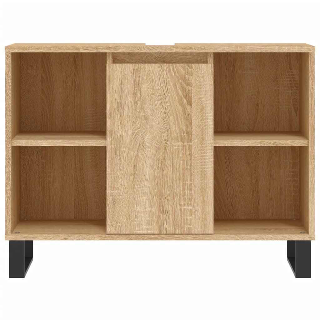 Ensemble de meubles de salle de bain 3 pièces en bois couleur chêne