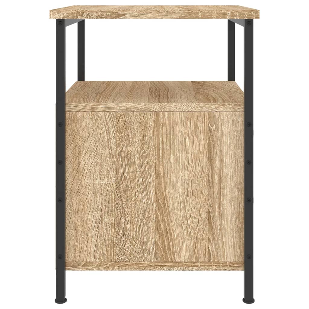 Tables de chevet 2 pcs 34x35,5x50 cm bois fini