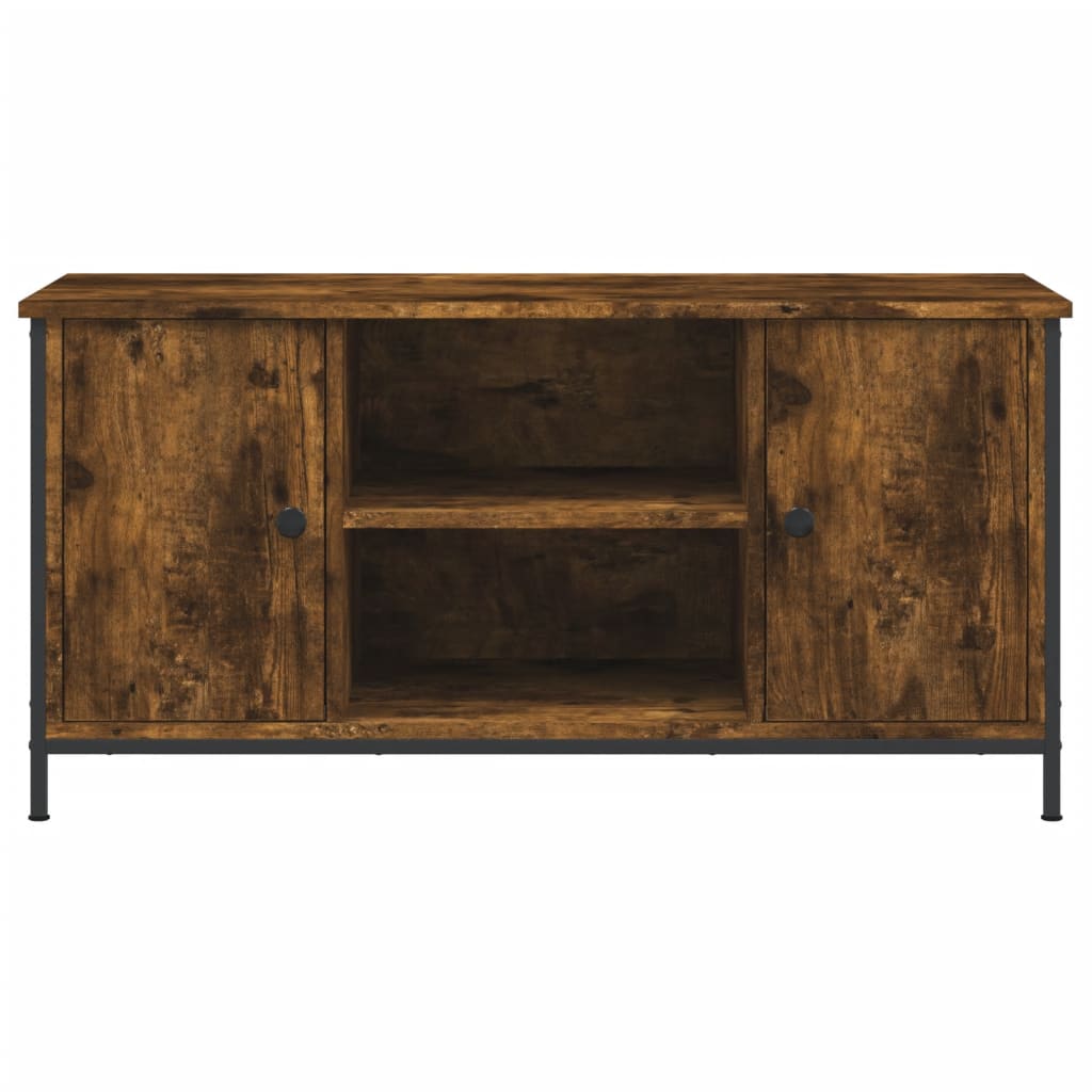 Tv-meubel 100x40x50 cm bewerkt hout eikenkleurig