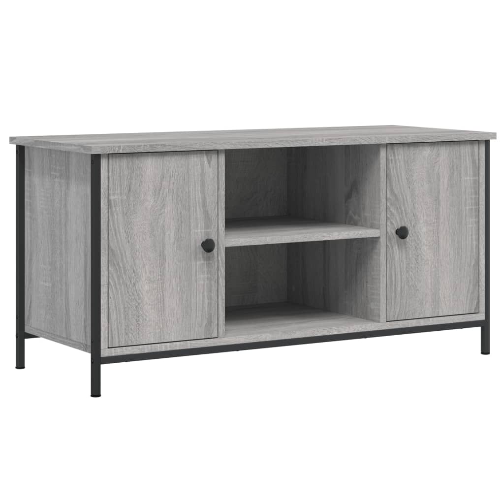 Tv-meubel 100x40x50 cm bewerkt hout eikenkleurig