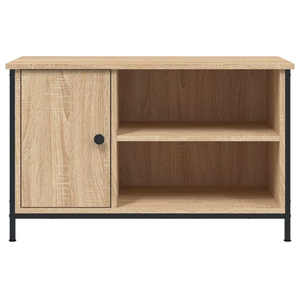 Meuble TV 80x40x50 cm en bois travaillé