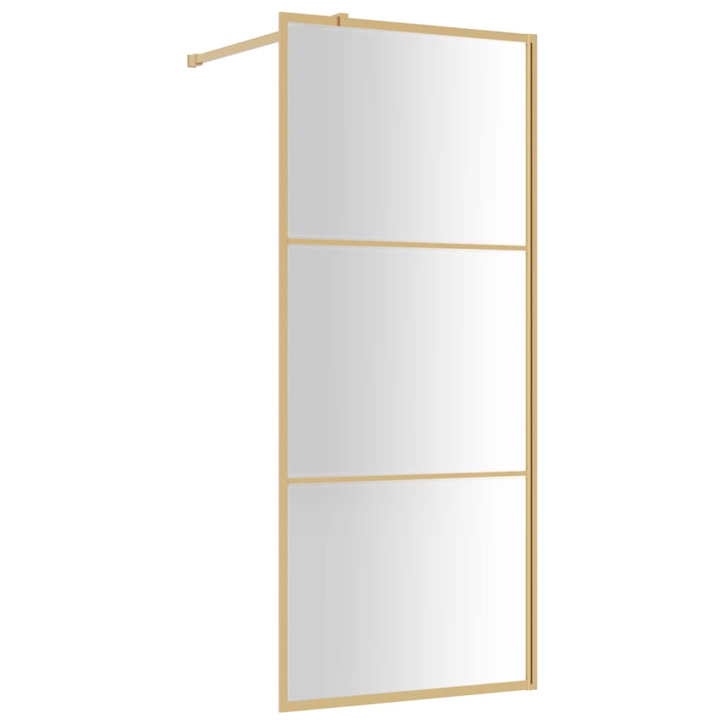 Inloopdouchewand transparant 115x195 cm ESG-glas