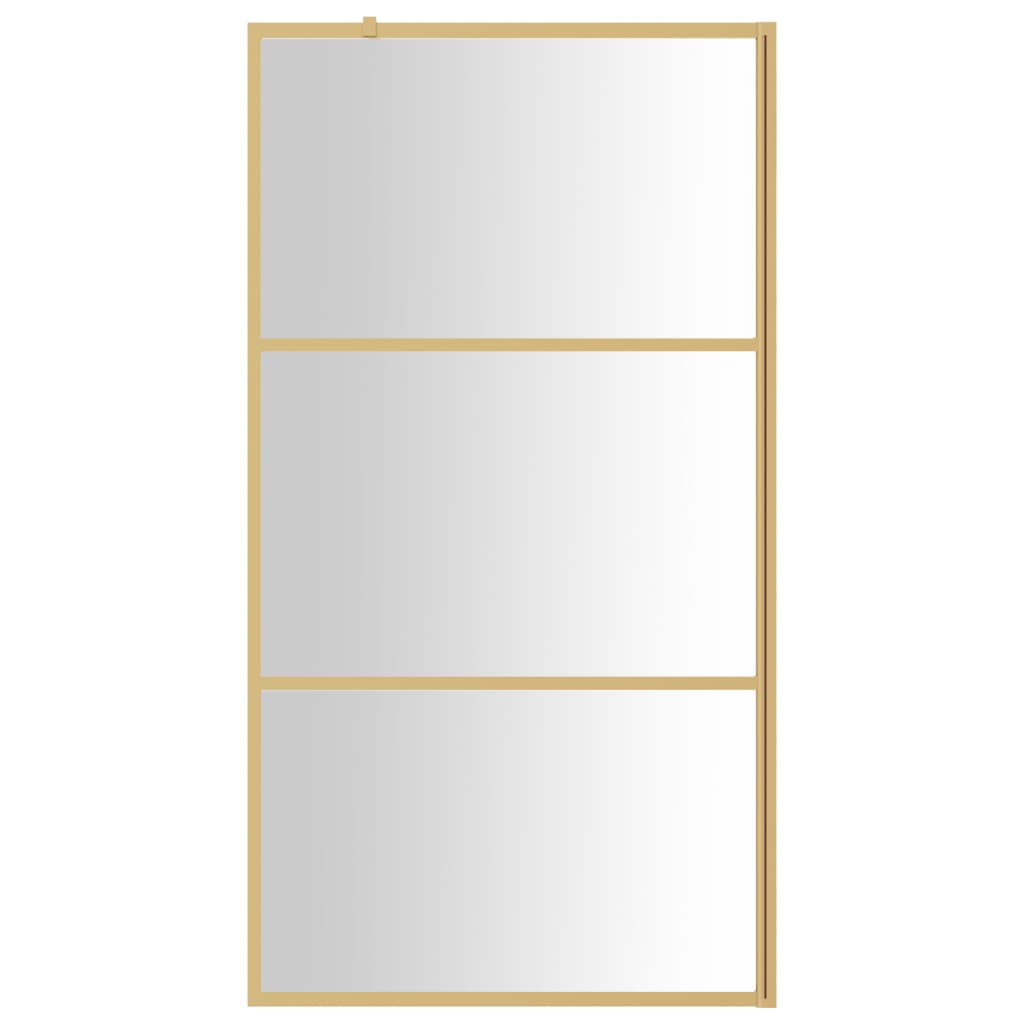 Inloopdouchewand transparant 115x195 cm ESG-glas