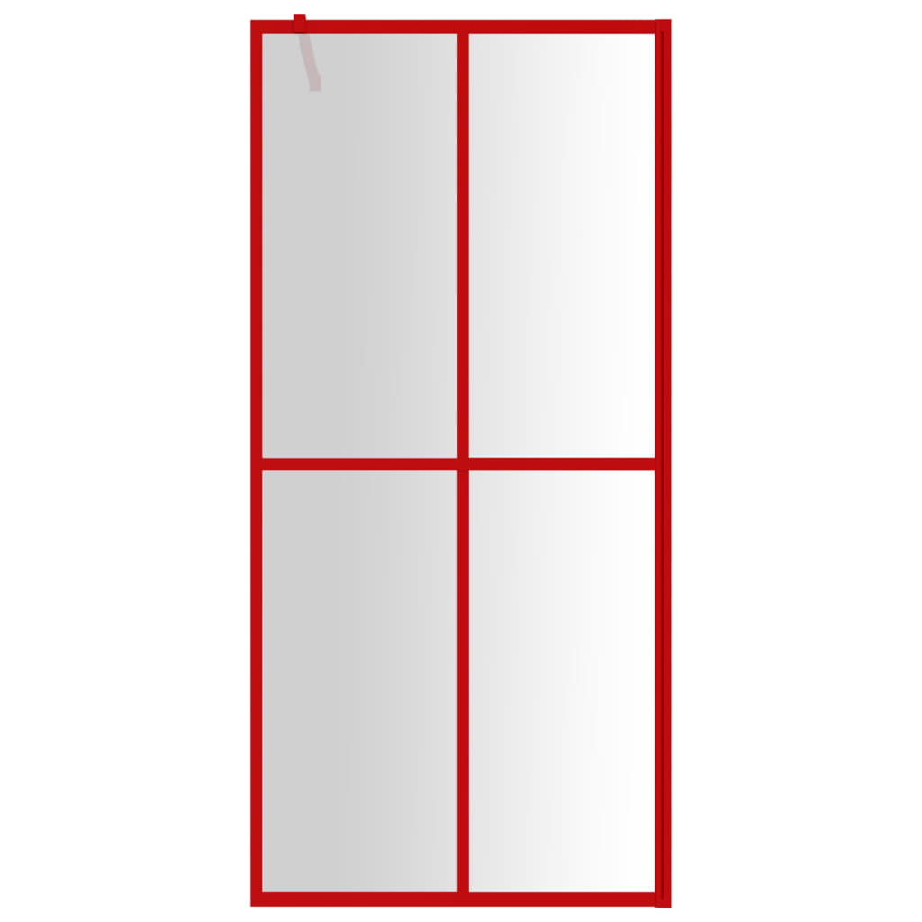 Inloopdouchewand 118x190 cm transparant gehard glas