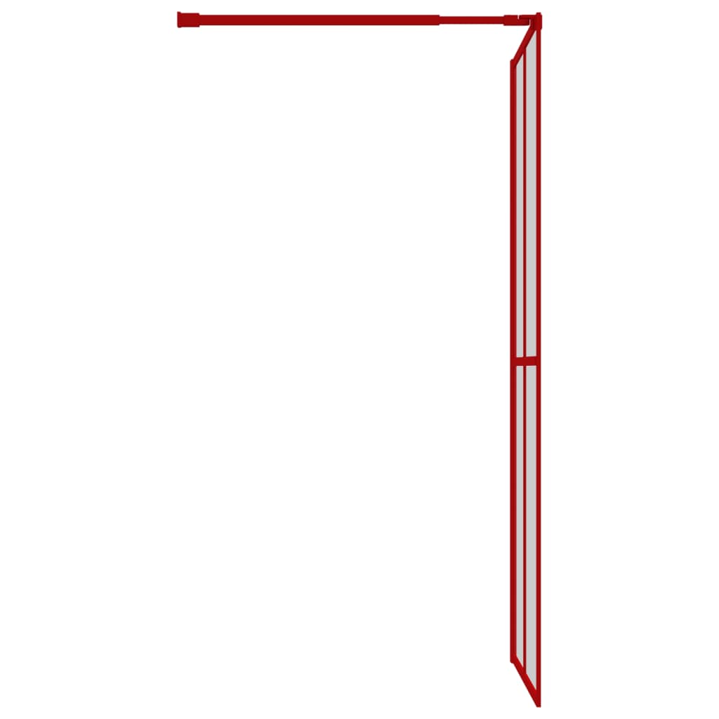 Inloopdouchewand transparant 100x195 cm ESG-glas goudkleurig