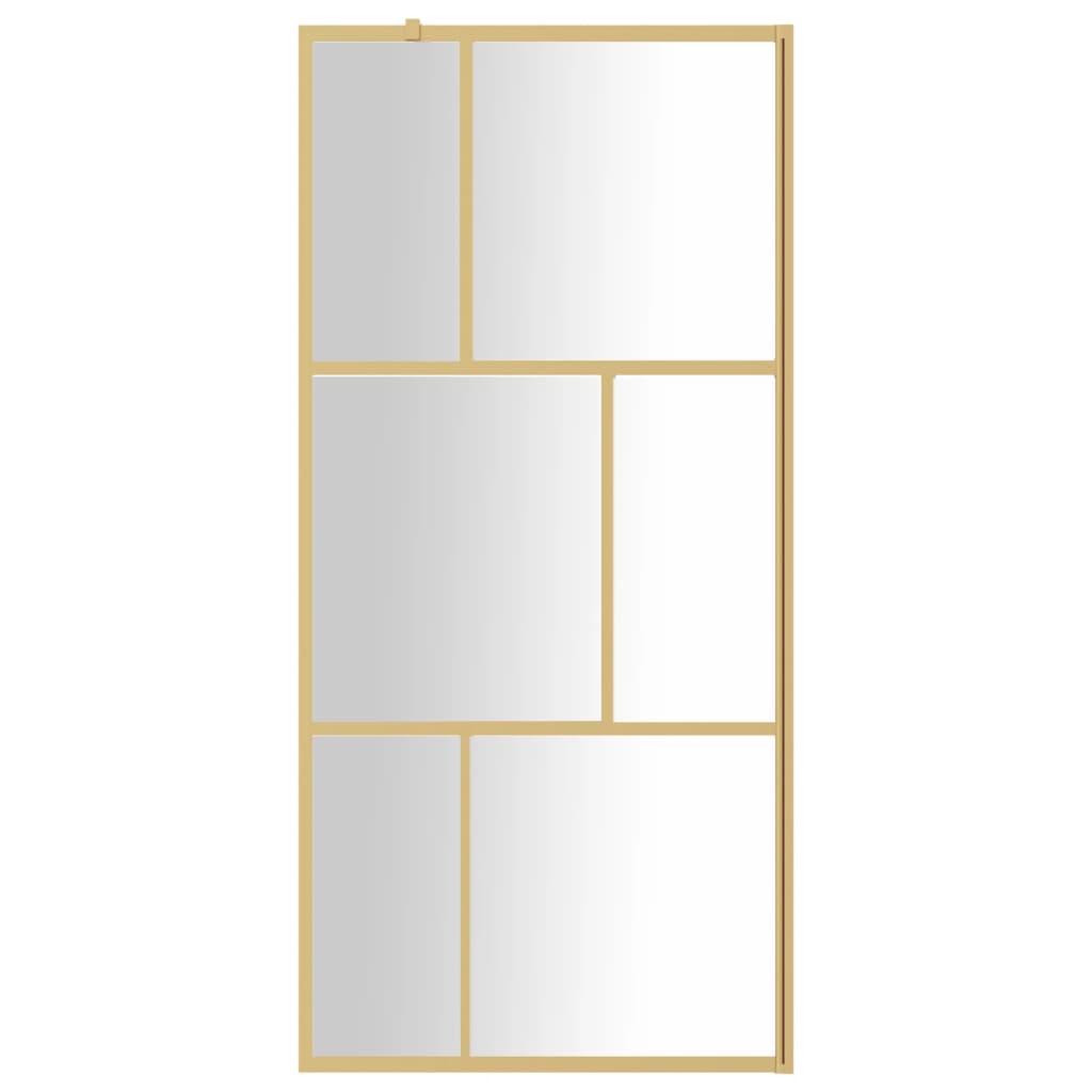 Inloopdouchewand transparant 80x195 cm ESG-glas