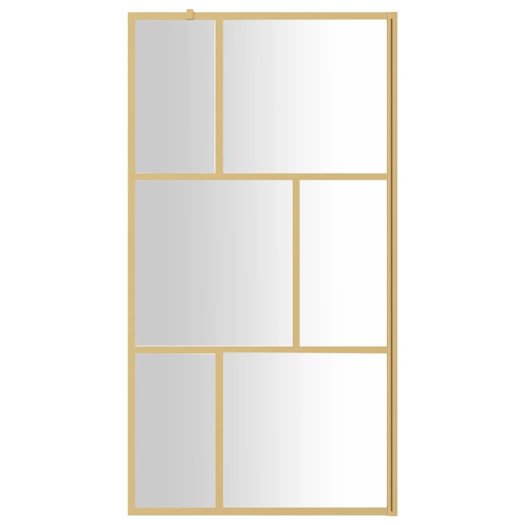 Inloopdouchewand transparant 80x195 cm ESG-glas