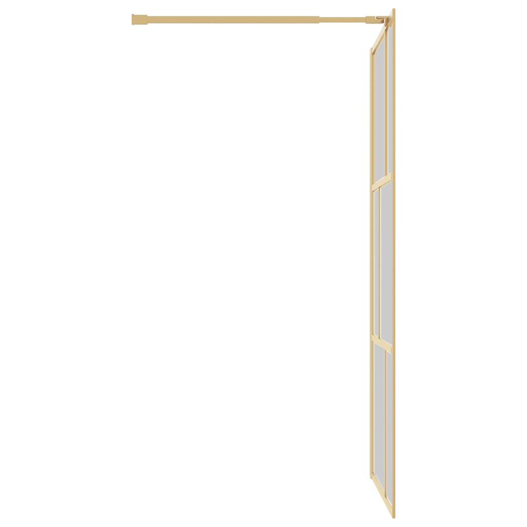 Inloopdouchewand transparant 80x195 cm ESG-glas