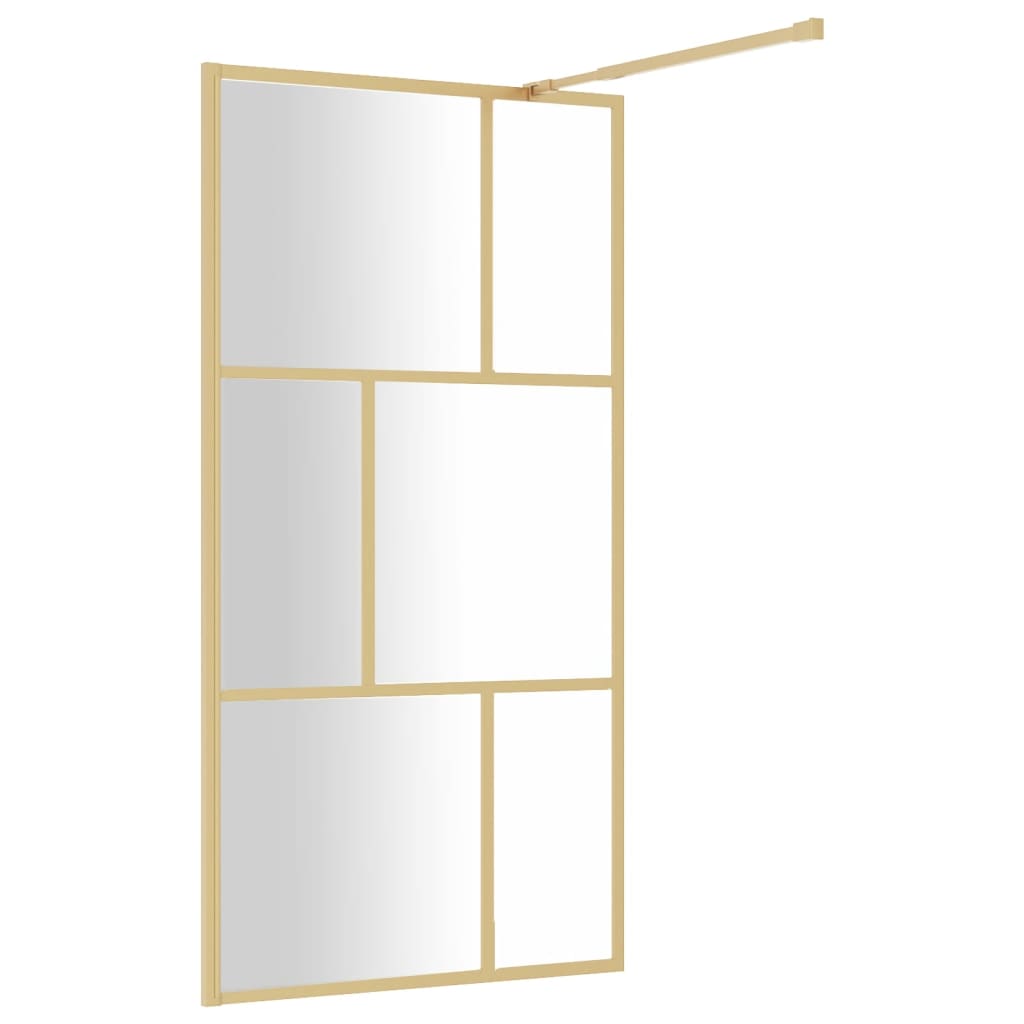 Inloopdouchewand transparant 80x195 cm ESG-glas