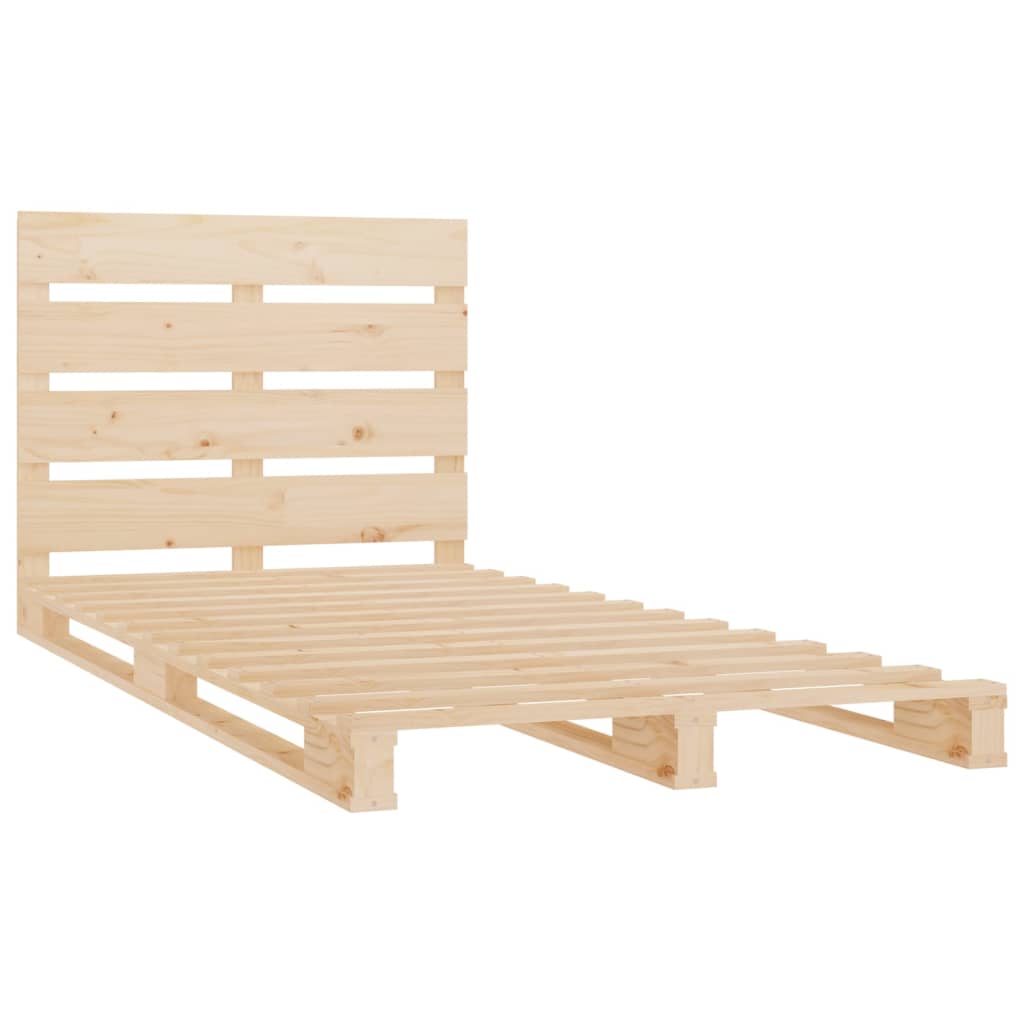 Bedframe massief grenenhout 75x190 cm