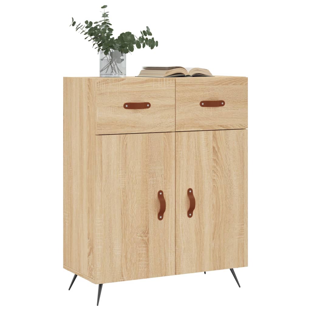 Buffet 69,5x34x90 cm en bois travaillé