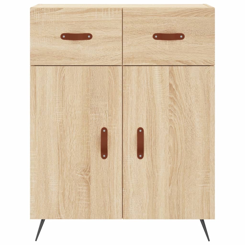 Buffet 69,5x34x90 cm en bois travaillé